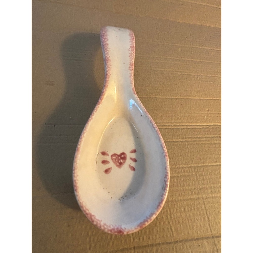 Spoonrest Red Heart (vintage )